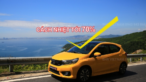  Dán phim cách nhiệt Ntech cho Honda Brio giá rẻ, quà tặng khủng tới 2.3TR